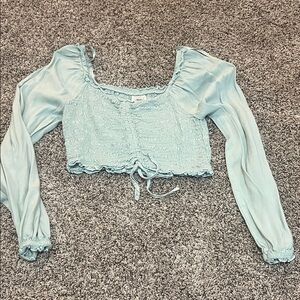 Teal Women's Crop Top